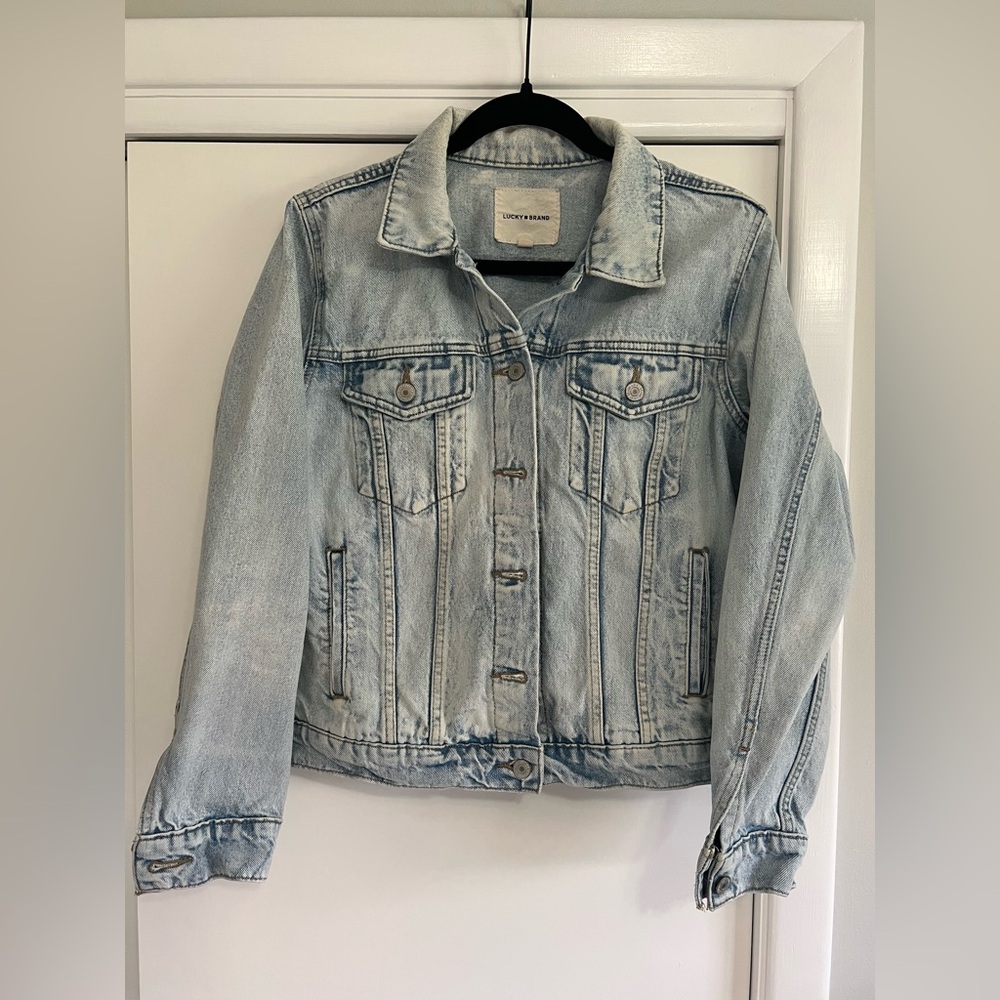 Lucky Brand Women's Light Blue Denim Jacket